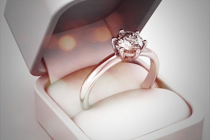 Beautiful jewelry rings (high resolution 3D image)